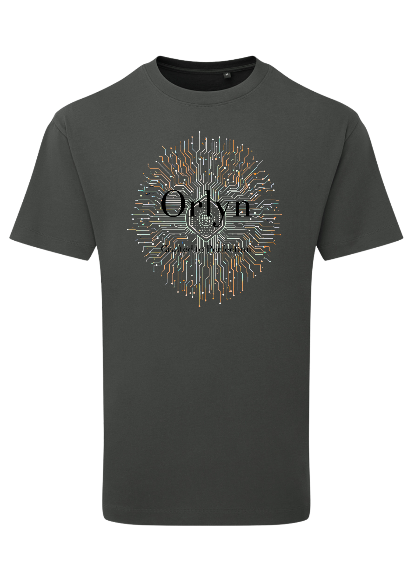 Orlyn crafted to Perfection grey t shirt