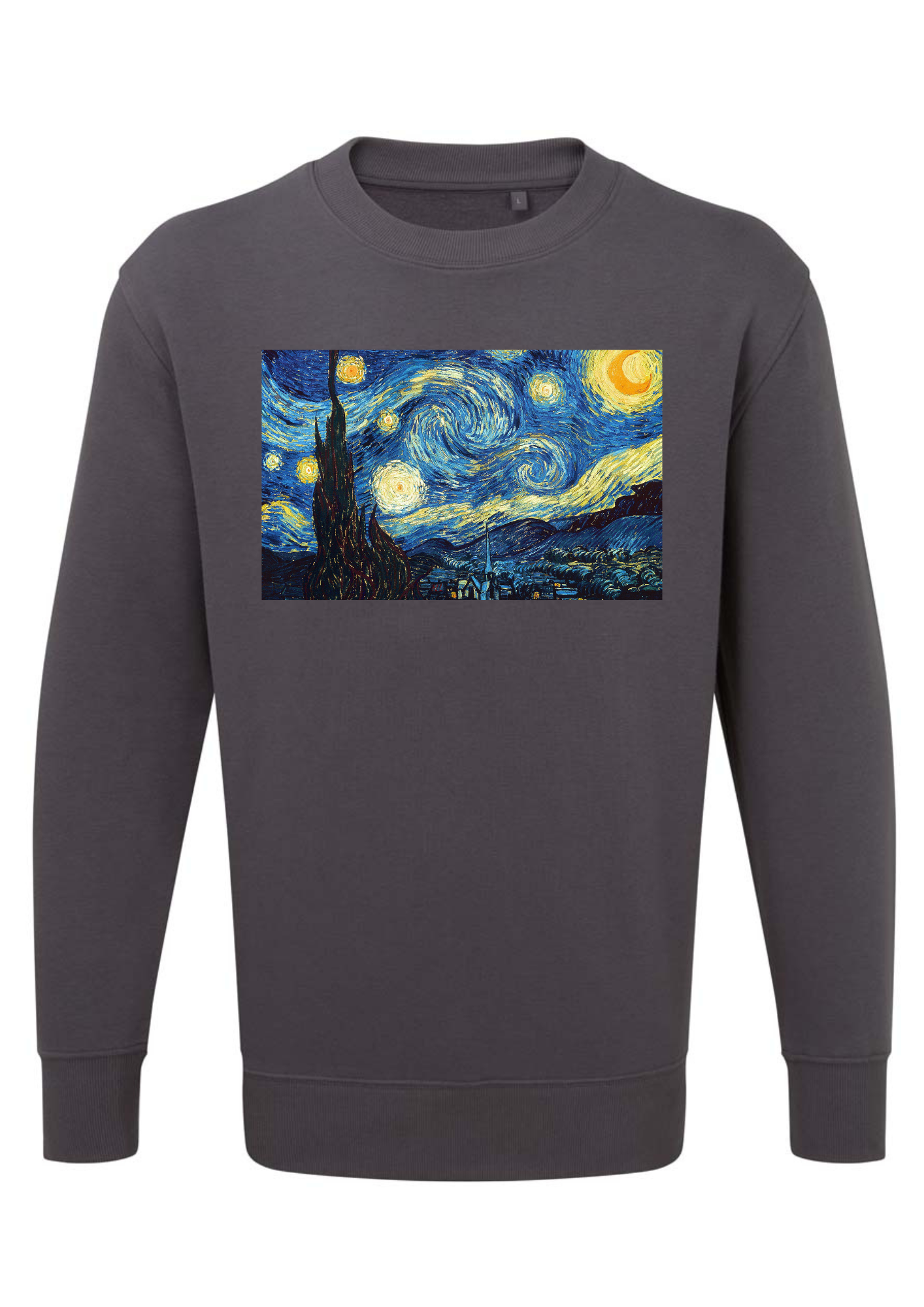 Sweater with Stary Night Print