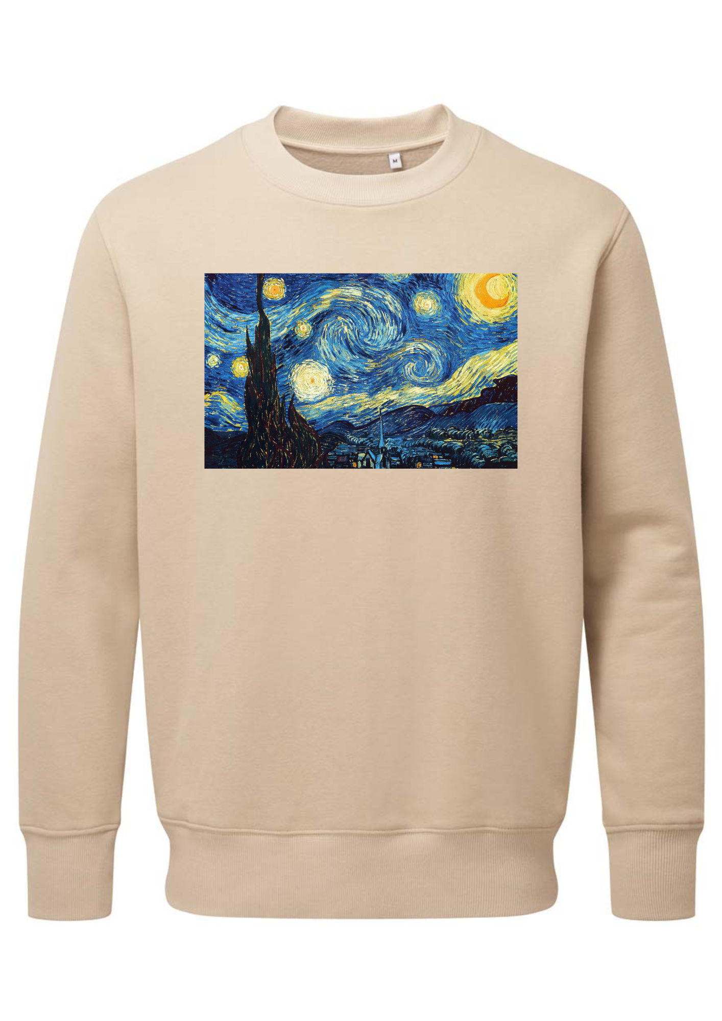 Sweater with Stary Night Print