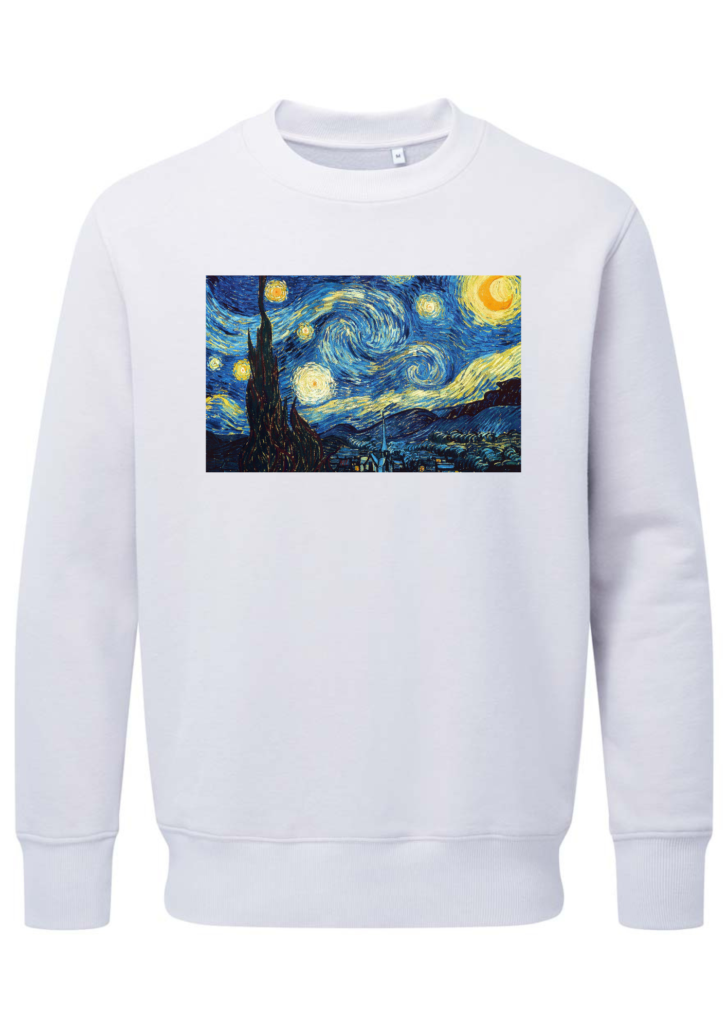 Sweater with Stary Night Print